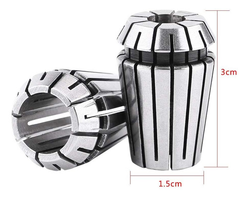 10pcs/set Er20 Juego De Pinzas De Acero Para Cnc ...