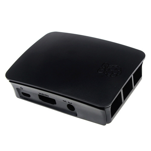 Case Oficial Preta Para Raspberry Pi 3 Model B E B+