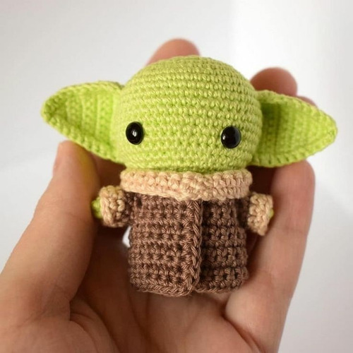 Pequeño Baby Yoda Tejido A Crochet