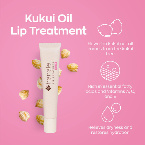 Lip Treatment (rose) 3 Pack Travel Set By Hanalei, Made With