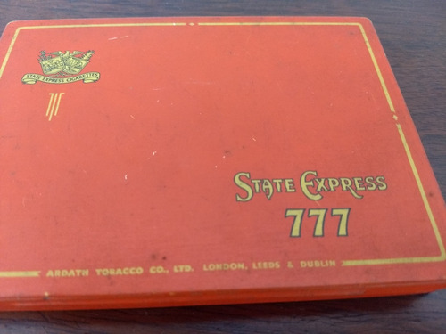 Antigua Caja De Cigarrillos (Usado)