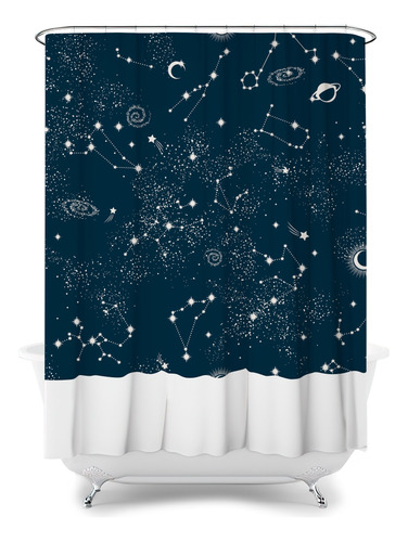 Cortina De Baño Tela Diseño Original Unicas! No Son Plastico Sp Astrology
