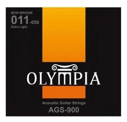Cuerdas Para Guitarra Acustica Calibres 11-50 Olympia Ags900