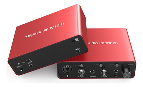 Interfaz De Audio Usb Solo (24 Bits/192 Khz)+alimentacion Fa