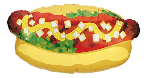 Balão Metalizado Hot Dog 81 Cm - 32 Polegadas Grabo