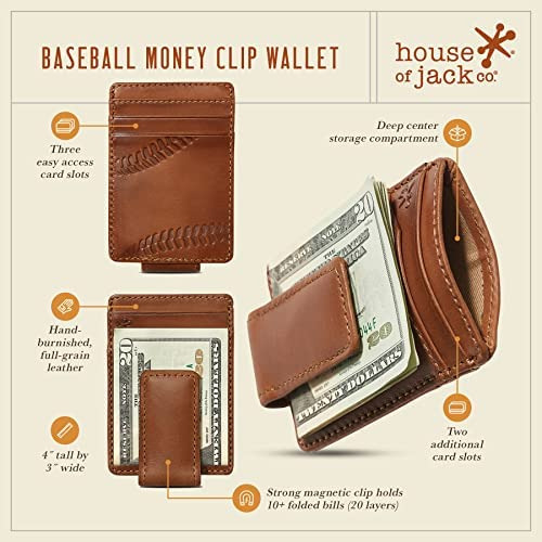 Hoj Co Cartera Con Bolsillo Frontal De Béisbol | Cartera