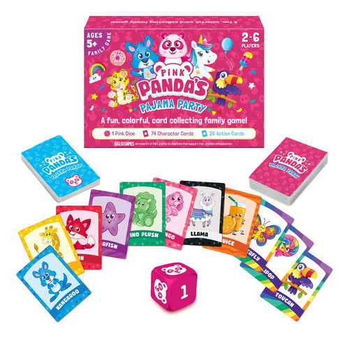 Juego De Mesa Fiesta De Pijamas Pink Panda S/cartas