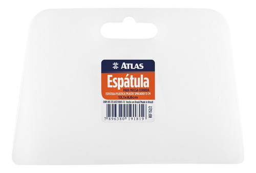 Aplicador Massa Celuloide Espatula Plastica 13,1cm - Atlas