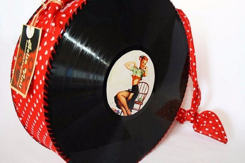 Kit Com 100 Discos De Vinil Para Artesanato Decoração 30 Cm