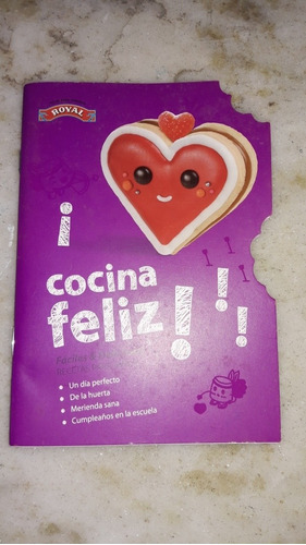 Recetario Royal, Cocina Feliz,recetas Para Niños ,imperdible