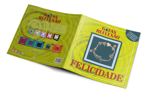 Livro Gotas de Reflexão Felicidade 5 Edição da Editora On Line Capa Mole