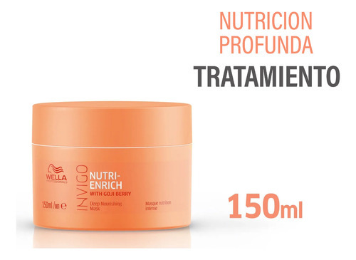 Máscara Wella Nutri Enrich 150 Ml Nutrición Profunda