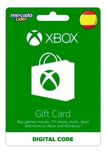 Tarjeta Xbox Live Gift Card Europa Microsoft Promoción  