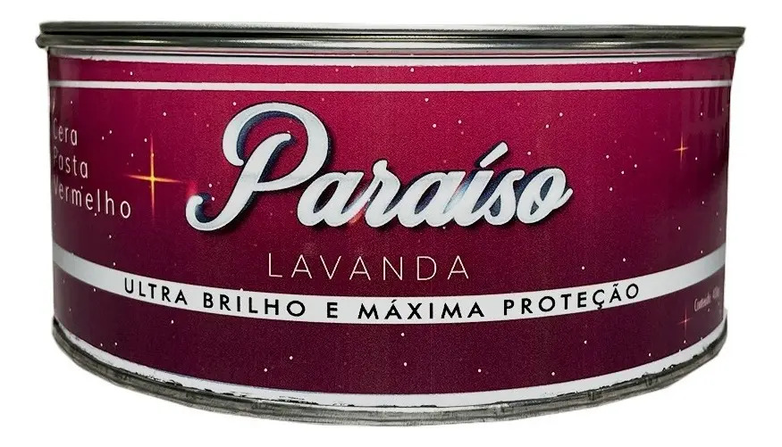 Cera Em Pasta Paraíso Vermelha 400gr Mármores Pisos E Moveis