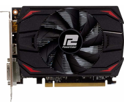 Imagem 5 de 5 de Placa De Vídeo Powercolor Amd Radeon Rx550 4gb
