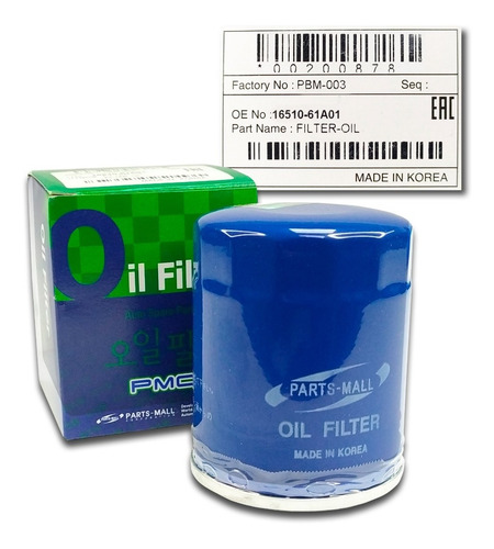 Imagen 1 de 6 de Filtro Aceite Hilux 2.4 2.7 2001 2002 2003 2004 Original
