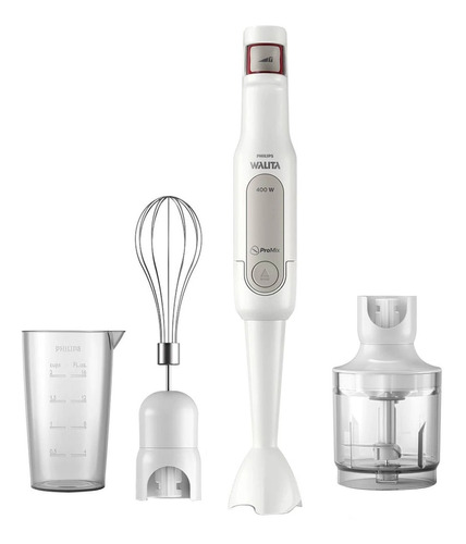 Mixer 3 em 1 Branco 110v 400W Com Copo de 350ml Philips Walita Ri2622/32