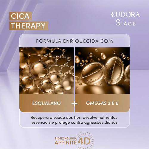 Kit Eudora Siàge Cica Therapy Shampoo Extra (2 Unidades)