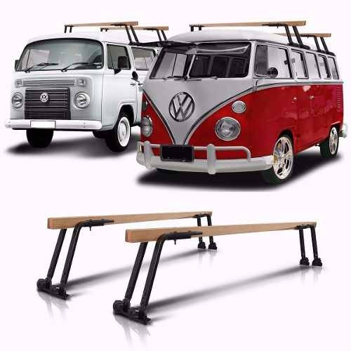 Rack De Teto Bagageiro Em Madeira Volkswagen Kombi 1958