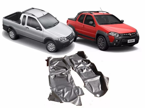 Kit Forração Interno Vinil Fosco Para Fiat Strada Estendida