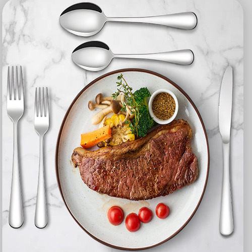 Conjunto De Talheres De 30 Peças, Talheres De Aço Inoxidável