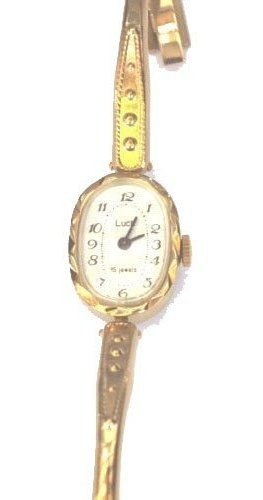 Reloj De Pulsera Luch Lady.s Wind Up Wrist Bangle Para Mujer