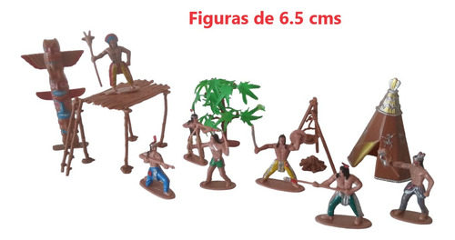 Tribu De Indios Viejo Oeste Juguete