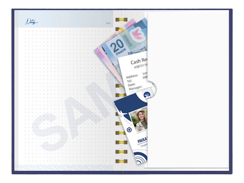Agenda Semanal 2025 Notebook Portada Negro