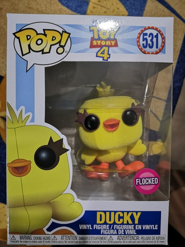 Funko Pop Ducky Flocked  #531 Toy Story 4