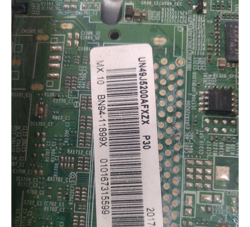 Main Samsung Mod.un49j5200af (Usado)