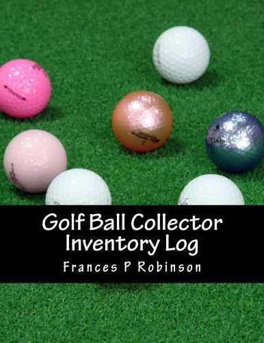 Golf Ball Collector Inventory Log Keep Track Of Your Collect