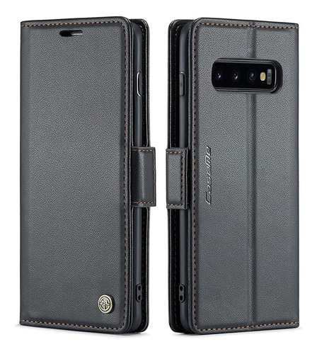 Funda Para Galaxy S10 Galaxy S10 Tipo Cartera Soporte Magnet