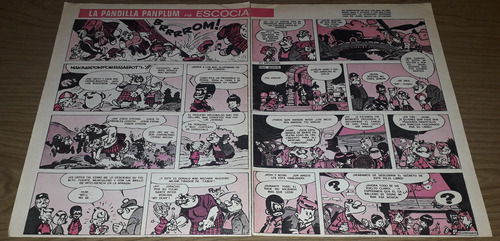 9 Clipping Recorte Historieta La Pandilla Panplum $4250 Toda (Usado)