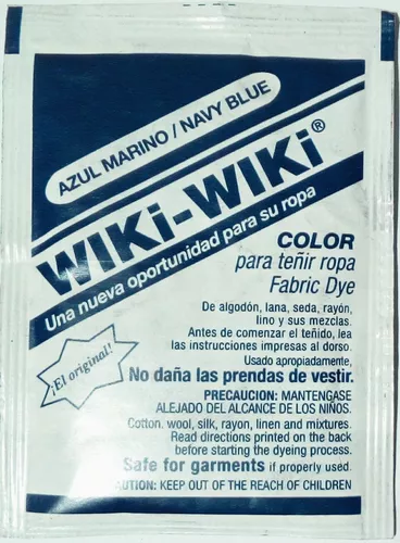 WIKI-WIKI TINTE PARA TEÑIR NEGRO SOBRE