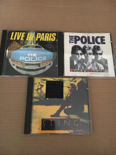 Lote 3 Cds The Police/ Sting