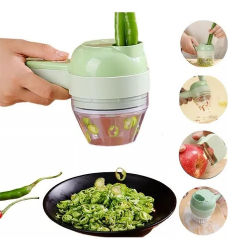 Picador De Vegetales Y Verduras Eléctrico Resistente