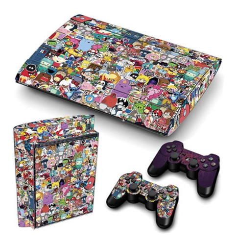 Skin Personalizado Para Ps3 Super Slim(0283)