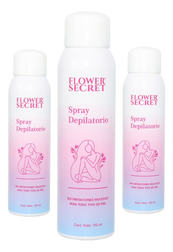 2x Spray Depilatorio Rápido Y Sin Dolor, Inhibidor Crecimien