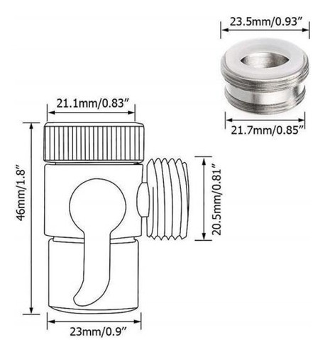 3 Adaptador De Grifo De Interruptor Grifo De Lavabo
