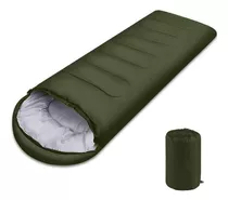 Comprar Sobre Saco Bolsa Dormir 2 M Capucha Aislante Camping Caza Color Verde Oscuro Ubicación Del Cierre Derecho
