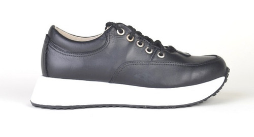 Imagen 2 de 7 de Zapatillas Urbanas De Mujer De Cuero Panter - Ferraro