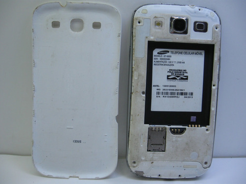 Samsung Galaxy S3 16gb Gt-i9300 Não Liga Tela Touch Trincado