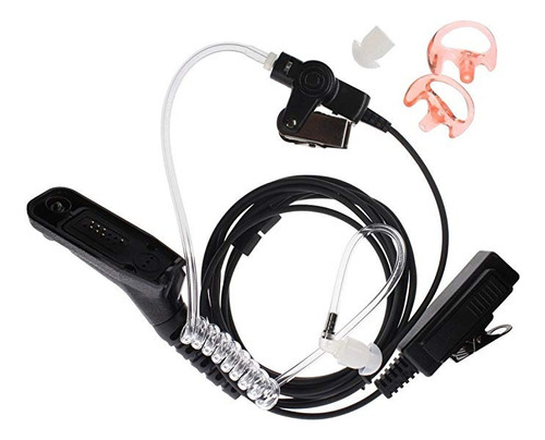 Fanverim 3' De 2 Cables Kit De Bobina Auricular Mic Vigilanc