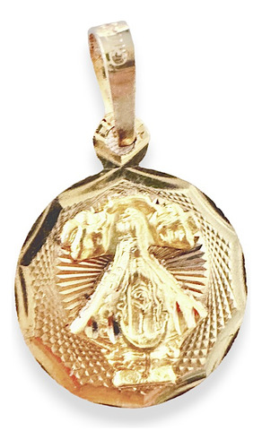 Medalla Virgen De San Juan De Los Lagos Rd 1.65 Cm Oro 10k