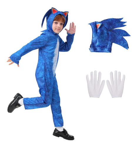 Disfraz De Sonic The Hedgehog De Halloween Para Nios Y Nia