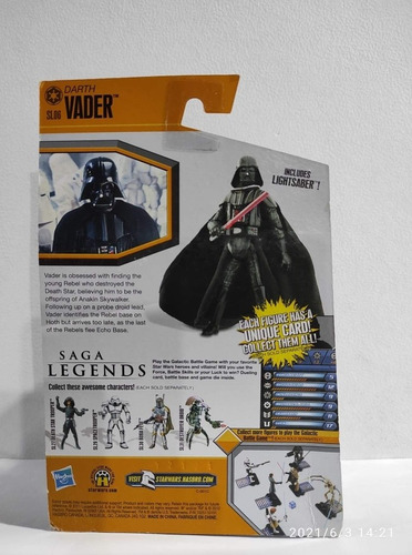Star Wars Darth Vader Saga Legends 2010 (Usado)
