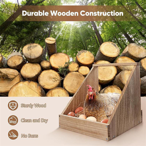 Caja Nido Para Gallinas (3 Unidades, Compartimento Único)