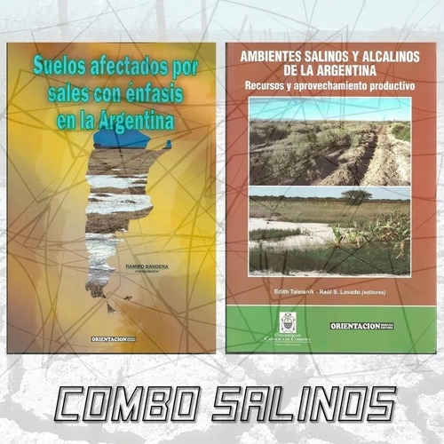 Combo 2 Libros De Suelos Salinos Y Alcalinos