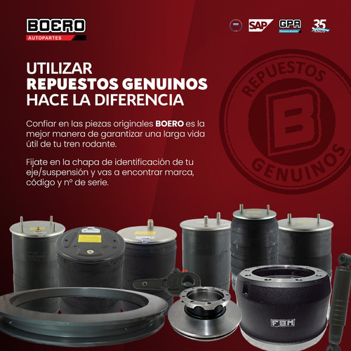 Maza Disco Single 10 Bulones (modelo -2011) Fsm Boero