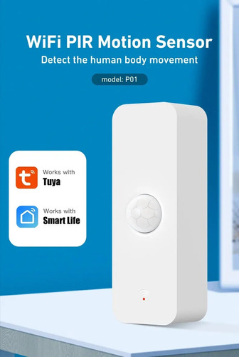 Sensor Detector Movimiento Inteligente Wifi Pir Tuya Smart 